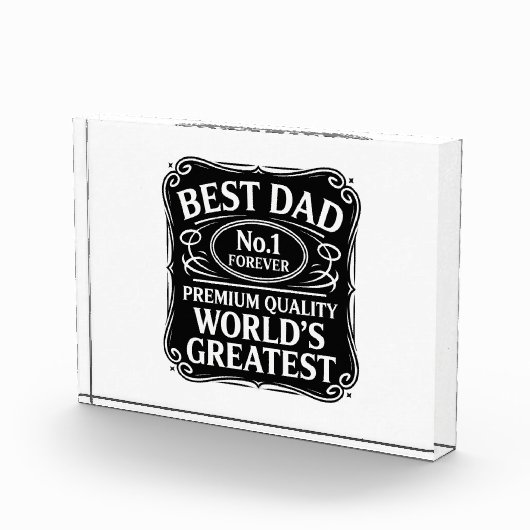 Bester Vater je Fotoblock (Rechts)