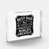 Bester Vater je Fotoblock (Links)