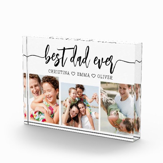 Bester Vater je - FotoCollage des Vaters Fotoblock (Rechts)