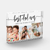 Bester Vater je - FotoCollage des Vaters Fotoblock (Links)