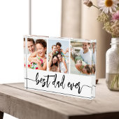 Bester Vater je - FotoCollage des Vaters Fotoblock