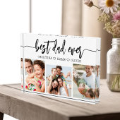 Bester Vater je - FotoCollage des Vaters Fotoblock