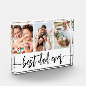 Bester Vater je - FotoCollage des Vaters Fotoblock (Links)