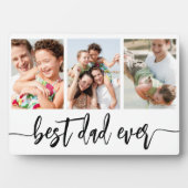 Bester Vater je - FotoCollage des Vaters Fotoplatte (Vorderseite)