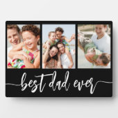 Bester Vater je - FotoCollage des Vaters Fotoplatte (Vorderseite)