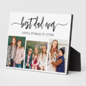 Bester Vater je - FotoCollage des Vaters Fotoplatte (Seite)