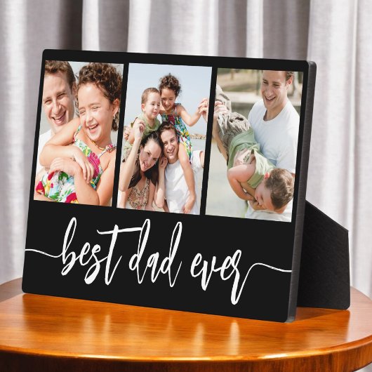 Bester Vater je - FotoCollage des Vaters Fotoplatte