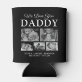 Bester Vater je FotoCollage Dosenkühler (Rückseite)