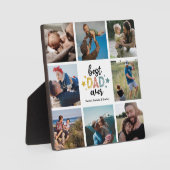 Bester Vater je FotoCollage Fotoplatte (Vorderseite)