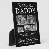 Bester Vater je FotoCollage Fotoplatte (Seite)