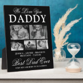 Bester Vater je FotoCollage Fotoplatte (Seite)