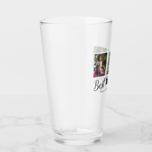 Bester Vater je FotoCollage  Glas (Rechts)