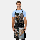 Bester Vater je FotoCollage Multifunktionsdrucker Schürze (Getragen)