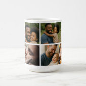 Bester Vater je FotoCollage und benutzerdefinierte Kaffeetasse (Mittel)