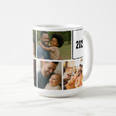 Bester Vater je FotoCollage und benutzerdefinierte Kaffeetasse (VorderseiteRechts)
