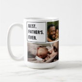 Bester Vater je FotoCollage und benutzerdefinierte Kaffeetasse (Links)