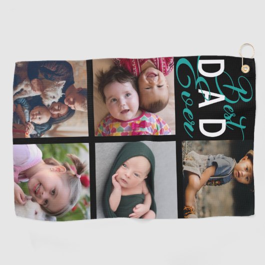 Bester Vater je Fotomaterial Golfhandtuch (Horizontal)