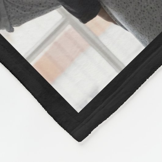 Bester Vater je Fotomaterial Vatertag Fleecedecke (Ecke)