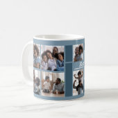 Bester Vater je Fotomaterial Vatertag Kaffeetasse (Vorderseite Links)