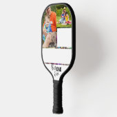 Bester VATER je Fotoplatte Pickleball Paddel Pickleball Schläger (Links)