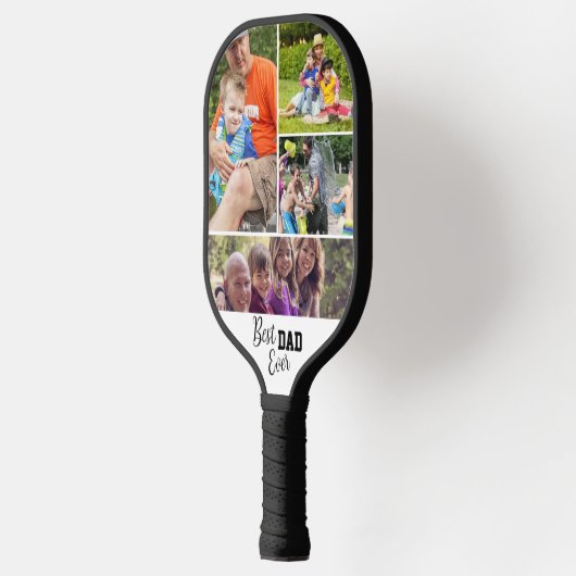 Bester VATER je Fotoplatte Pickleball Paddel Pickleball Schläger (Links)