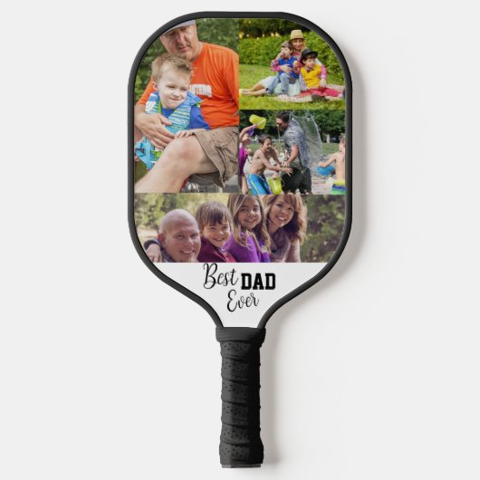 Bester VATER je Fotoplatte Pickleball Paddel Schläger (Vorderseite)