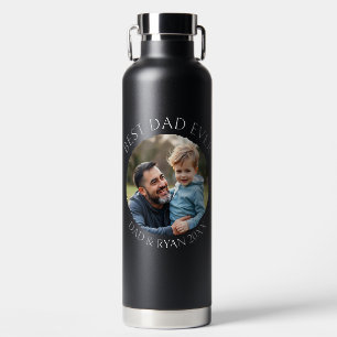 Bester Vater je   Fotovorlage Personalisiert Trinkflasche