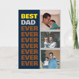 Bester Vater je - Funny Customizable Card für Vate Karte