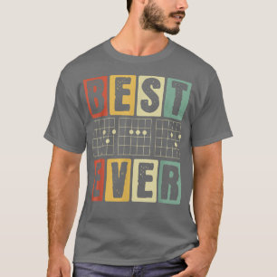 Bester Vater je Funny Daddy Guitar Musiker T-Shirt