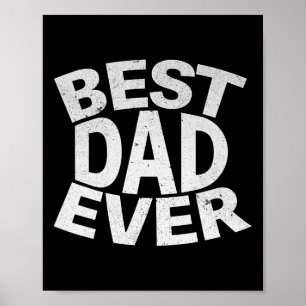 Bester Vater je Funny Gifts Vatertag Männer Husnd Poster
