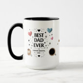 Bester Vater je - für immer dankbar, Vater Tasse (Links)