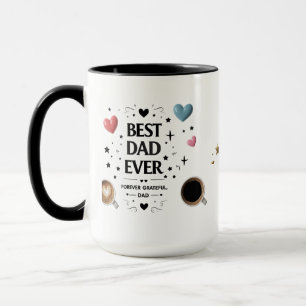 Bester Vater je - für immer dankbar, Vater Tasse