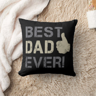 Bester Vater je für Vatertag Vintag auftauchen Kissen
