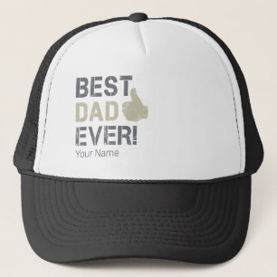 Bester Vater je für Vatertag Vintag auftauchen Truckerkappe