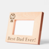 Bester Vater je! Geätzte Rahmen (Links)