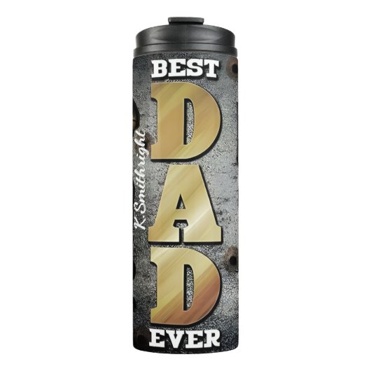 Bester Vater je Geber Thermosbecher (Vorderseite)