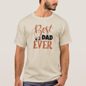 Bester Vater je Geburtstag oder Vatertag T-Shirt (Vorderseite)