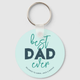 Bester Vater je gehört Kindern Namen Geschenk für Schlüsselanhänger