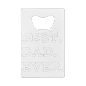 Bester Vater je Geldbeutel Flaschenöffner (Rückseite)