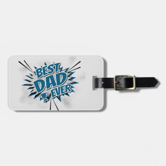 Bester Vater je Gepäckanhänger (Vorderseite horizontal)
