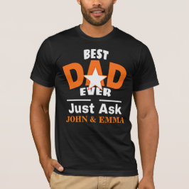Bester Vater je gerade Gefragt ... Personalisieren T-Shirt