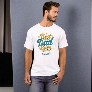 Bester Vater je | Geschenk des personalisierten Va T-Shirt