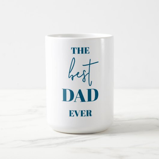 Bester Vater je Geschenk - Kaffeetasse (Mittel)
