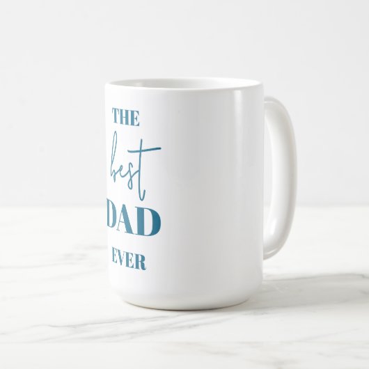 Bester Vater je Geschenk - Kaffeetasse (VorderseiteRechts)