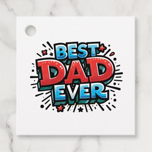 Bester Vater je Geschenkanhänger (Vorderseite)