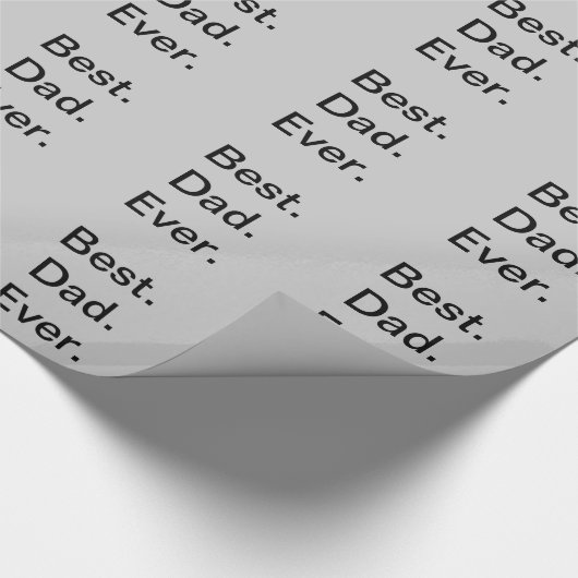 Bester Vater je Geschenkpapier (Ecke)