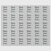 Bester Vater je Geschenkpapier (Flach)