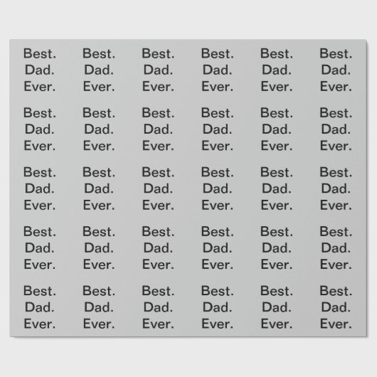 Bester Vater je Geschenkpapier (Flach)