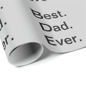 Bester Vater je Geschenkpapier (Rolleneckpunkt)