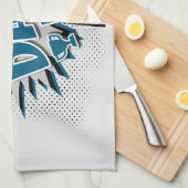 Bester Vater je Geschirrtuch (Viertel Falte)